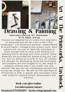soft creme black minimal art exhibition poster artist information (1)